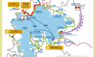 日月潭景點地圖 日月潭景點地圖