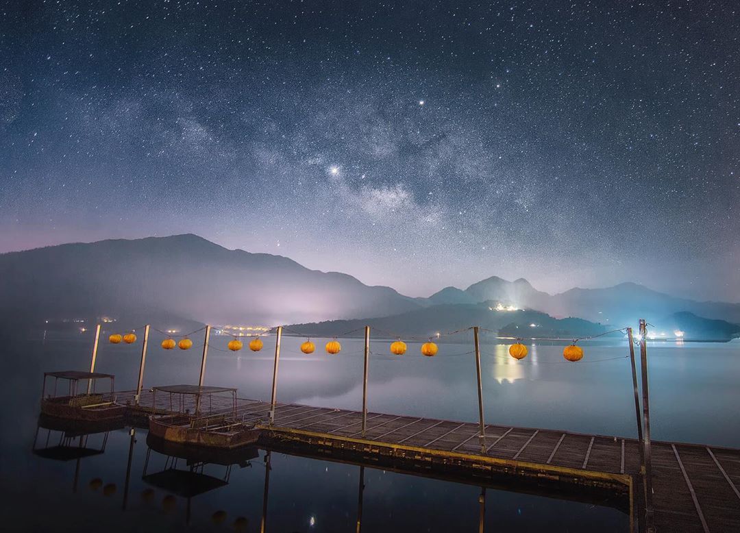 日月潭高級飯店 | 住宿心得 推薦 : 涵碧樓 夜景 湖景 蔣介石碼頭