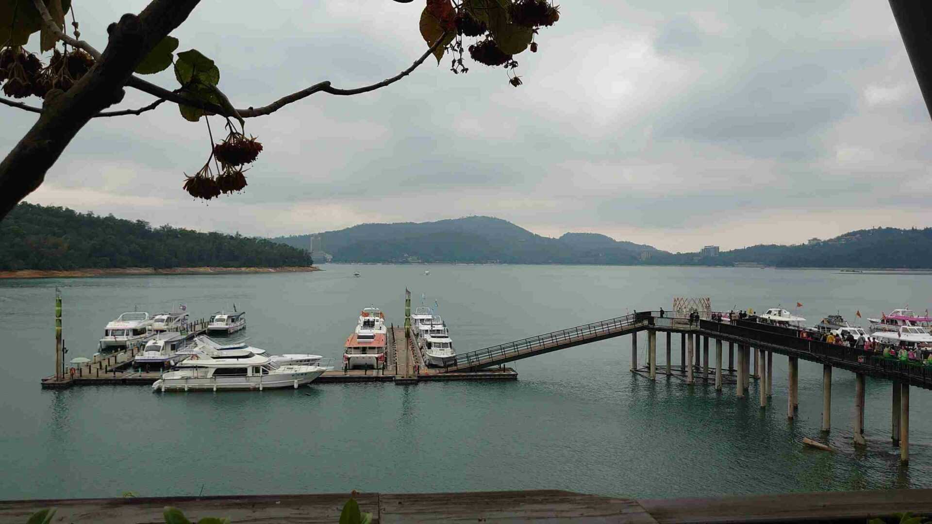 伊達邵碼頭 日月潭湖景