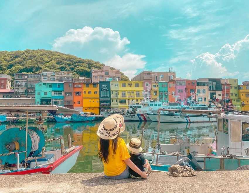 基隆正濱漁港 八斗子景點 基隆彩色小屋 彩虹小屋 七彩漁港 小威尼斯 八斗子一日遊