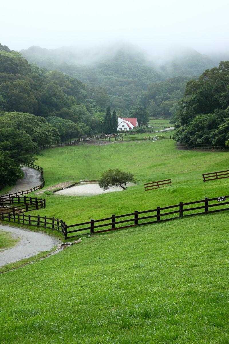 苗栗旅遊景點  「飛牛牧場」一望無際的大草原，很適合悠閒的踏青野餐，帶家人一起享受郊遊樂趣