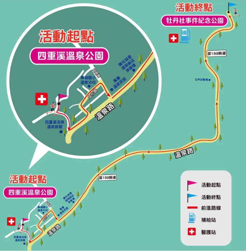 四重溪溫泉季|路跑活動起點終點|穿上在地特色的裝扮,完成沿線闖關遊戲,就可參加抽獎,最大獎有蘋果手機! 四重溪溫泉季|路跑活動起點終點|穿上在地特色的裝扮,完成沿線闖關遊戲,就可參加抽獎,最大獎有蘋果手機!