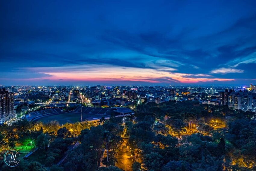 嘉義夜景推薦 |#7 嘉義公園射日塔 嘉義夜景推薦 |#7 嘉義公園射日塔