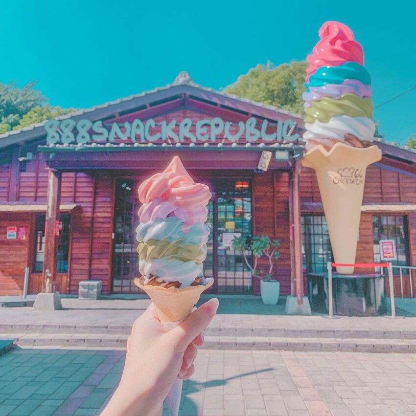 溪湖糖廠彩虹霜淇淋