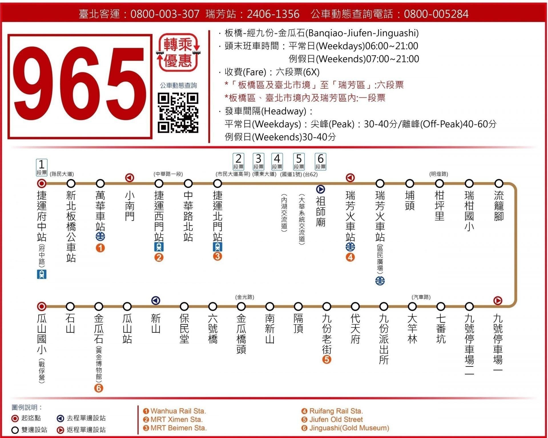 九份交通 965公車