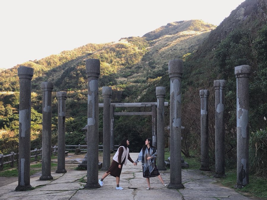 金瓜石神社 石柱