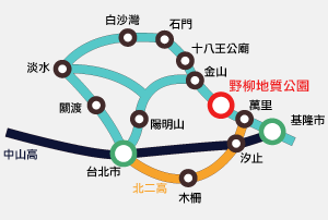 野柳周邊地圖, 野柳2020 ,野柳地圖 