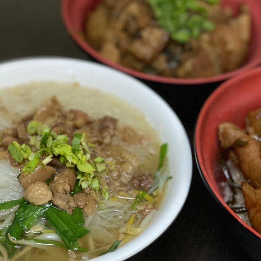 雲林斗六美食,斗六,阿賜豬腳飯,豬腳飯,扣肉飯,金針排骨湯