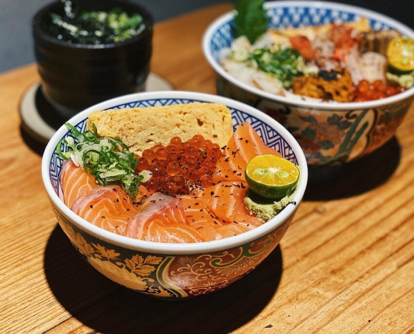 台北美食｜熱門人氣名店｜瞞著爹（八德丼飯店）｜日料, 丼飯, 味噌湯, 必吃名單, 蝦膏, 推薦台北好吃的日式料理, 人氣餐廳