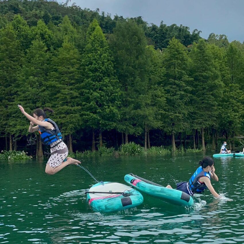 SUP景點日月潭