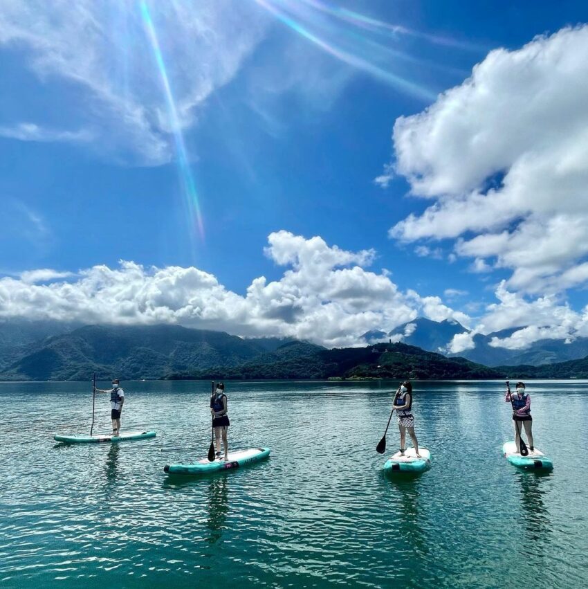 SUP景點日月潭