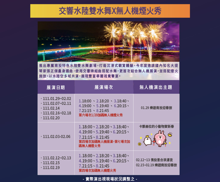南投燈會 2022南投燈會|虎年燈會時間地點、水舞煙火秀&VIP席免費預約、燈區必看特色、交通攻略 南投燈會 2022 南投燈會 2022南投燈會|虎年燈會時間地點、水舞煙火秀&VIP席免費預約、燈區必看特色、交通攻略 17 2022