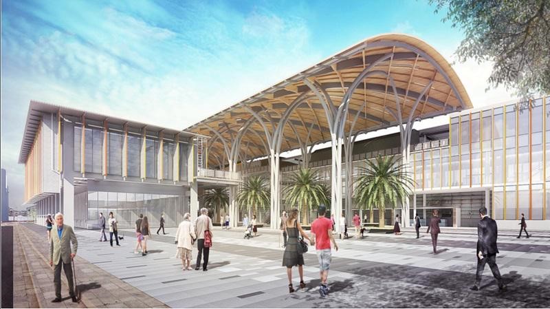 基隆城市博覽會,城際轉運站模擬圖