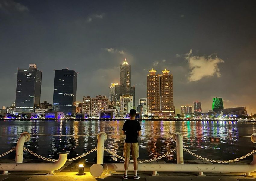 高雄夜景 光榮碼頭