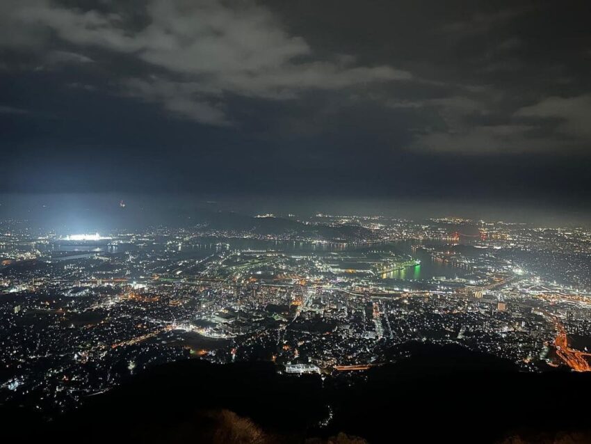 北九州夜景 皿倉山展望台 福岡景點