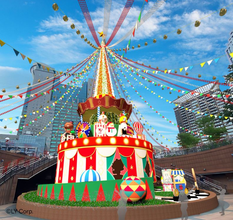 【新北耶誕城】11/14夢幻開城！45天LINE FRIENDS馬戲嘉年華登場，四大燈區/主燈秀/演唱會一次看