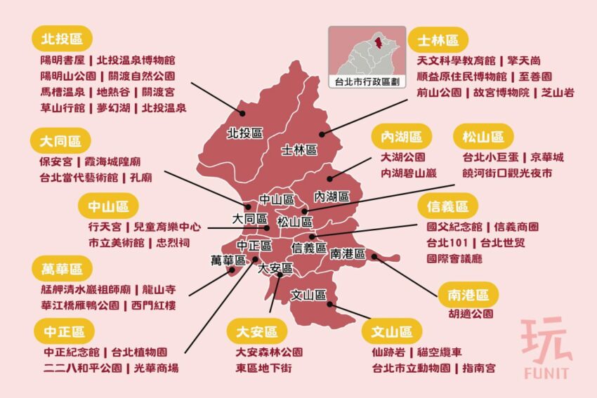 【台北景點推薦】精選100個台北活動及台北一日遊景點！台北旅遊不可錯過的台北捷運景點