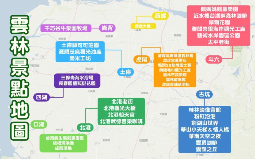 雲林景點推薦｜20個雲林最佳旅遊景點！必收藏的雲林旅遊攻略、門票優惠